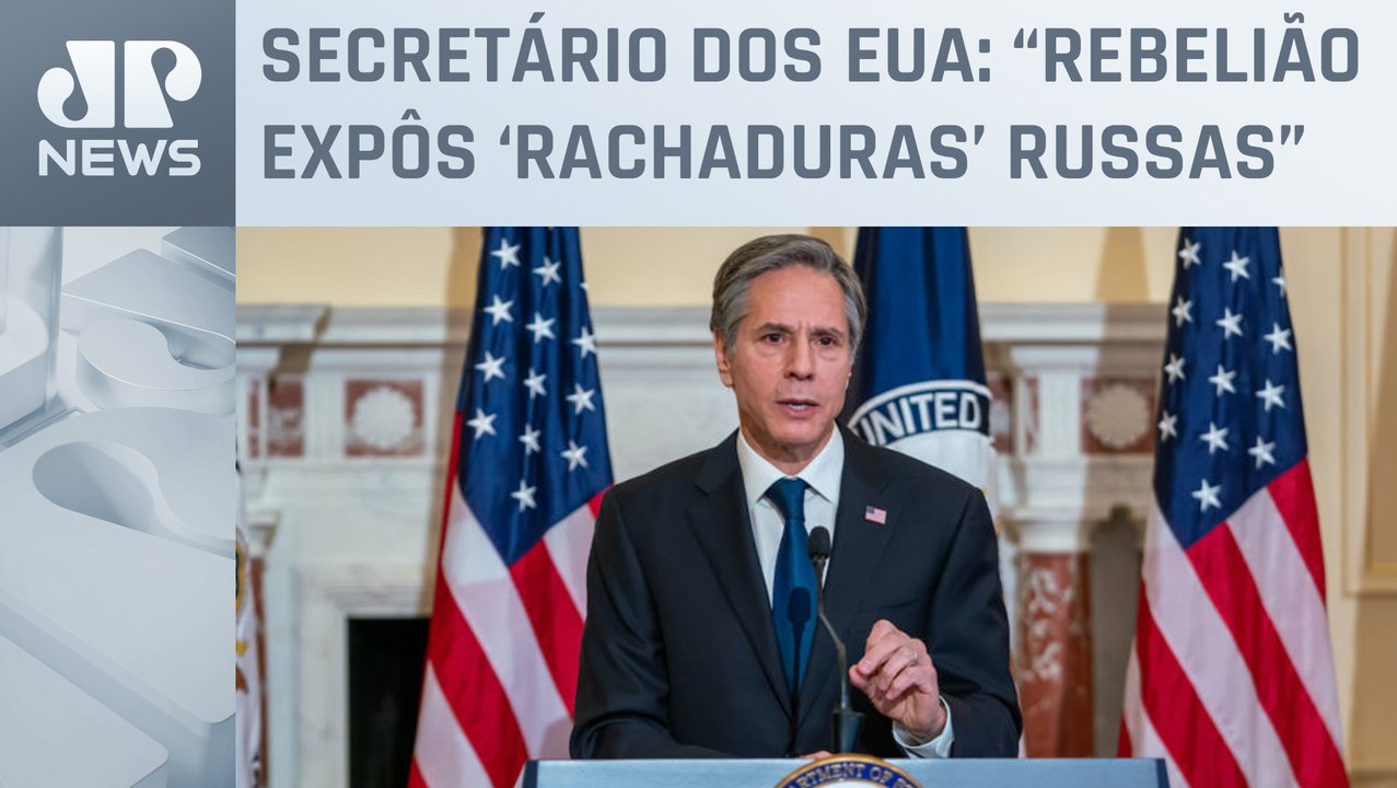 Motim do Grupo Wagner é “derrota mais recente” de Putin, diz Blinken