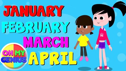 Months Of The Year Song, Kids Songs For Children