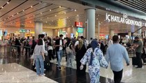 Bu bayram yoğunluk bir başka oldu! İstanbul Havalimanı günlük yolcu sayısı rekoru kırdı