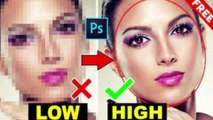 How to make low to high quality/resolution photo/image Photoshop low resolution to high resolution |Technical Learning