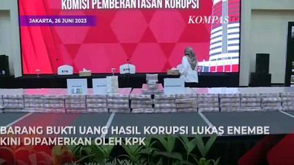 Download Video: Penampakan Uang Hasil TPPU Lukas Enembe Rp 81 Miliar, Ini Penjelasan KPK