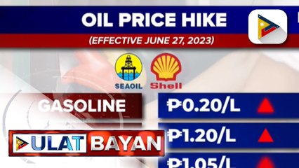 Panibagong price adjustments sa produktong petrolyo, epektibo na bukas