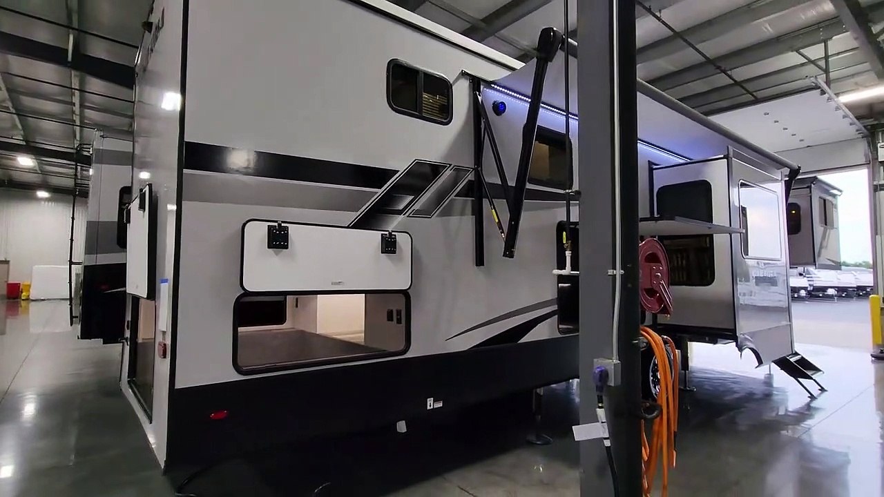 Front Living Room 1.5 Bath 2023 Sierra Luxury 391FLRB Fifth Wheel By