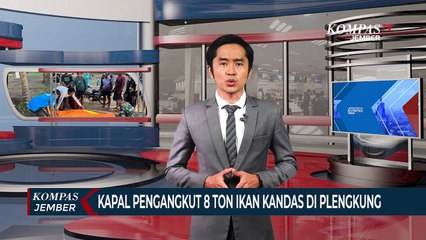 Kapal Pengangkut 8 Ton Ikan Kandas di Plengkung, 1 ABK Tewas
