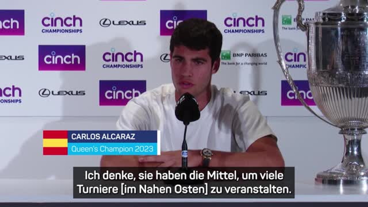 Alcaraz: "kein zweifel" an matches in saudi-arabien