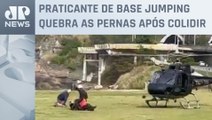Homem é resgatado após ficar preso em precipício na Pedra da Gávea no Rio