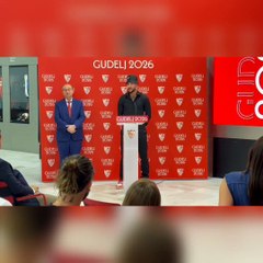 Rueda de prensa de Nemanja Gudelj para valorar su renovación con el Sevilla