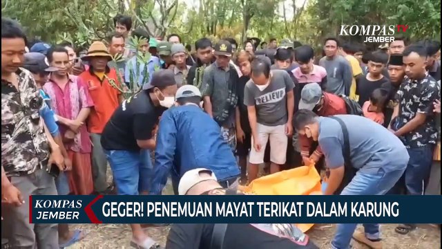 Geger! Penemuan Mayat Terikat Dalam Karung, Diduga Korban Pembunuhan