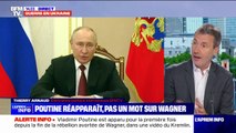 Vladimir Poutine réapparaît à la télévision sans parler de la rébellion avortée de Wagner