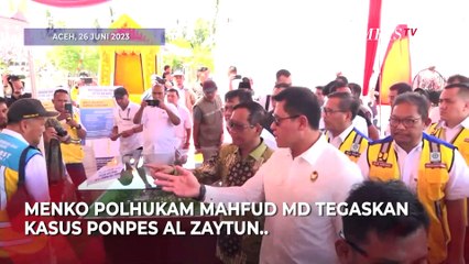 Mahfud MD Soal Penanganan Polemik Ponpes Al-Zaytun: Ditindak Pidana dan Administrasi