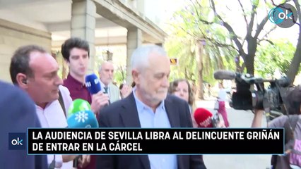 La Audiencia de Sevilla libra al delincuente Griñán de entrar en la cárcel