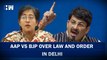 AAP Vs BJP over law and oder situation in Delhi | Pragati Maidan Robbery| Delhi Police| Manoj Tiwari