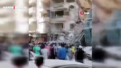 Mısır'ın İskenderiye kentinde 13 katlı bina çöktü