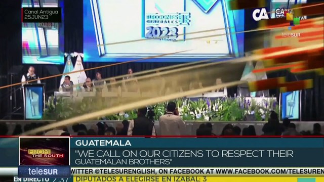 FTS 8:30 26-06: Guatemalan Leftist and Right Wing presidential candidates to go for a second round