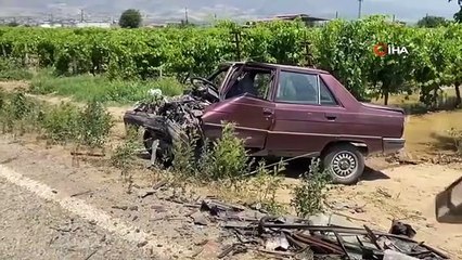 Deux voitures sont entrées en collision frontale à Manisa： 3 blessés
