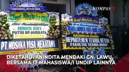 Momen Mengharukan Pemakaman Mahasiswi Undip yang Meninggal saat Mendaki Gunung Lawu