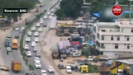 महाराष्ट्र दौरे पर गए तेलंगाना सीएम, काफिले में 600 वाहन, चौंके समर्थक व जनता, Watch Video