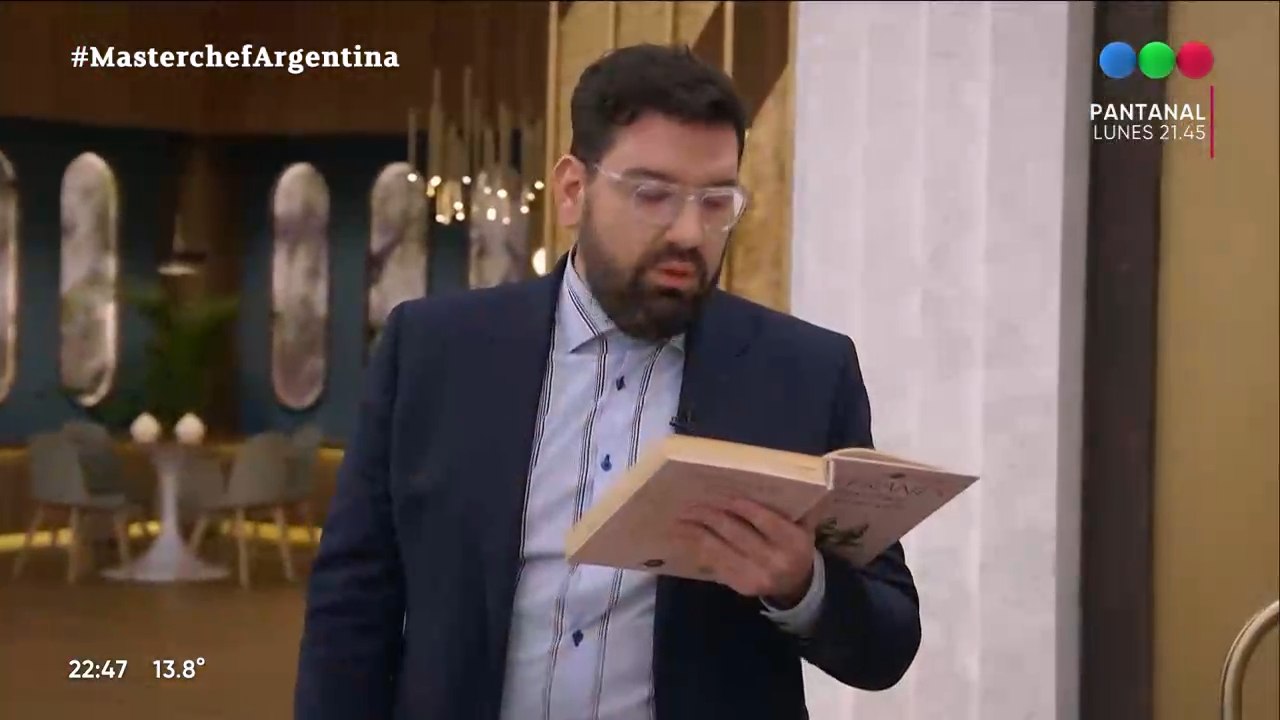 Damián Betular sorprednió con refranes