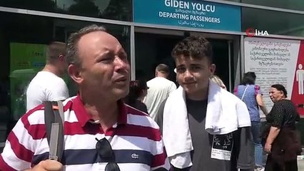Sarp Sınır Kapısı'nda Kurban Bayramı tatili yoğunluğu