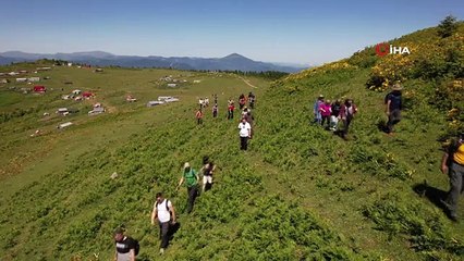 Giresunlu doğaseverler 'Otçu Göçü' ile geçmişe yolculuk yaptı