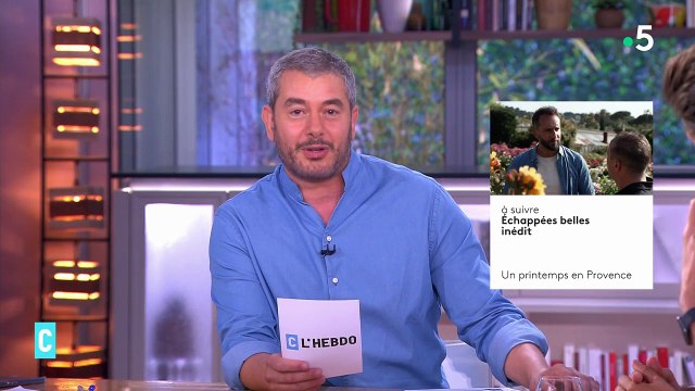 Ali Baddou fait ses adieux à C l'hebdo le samedi 24 juin 2023 sur France 5.