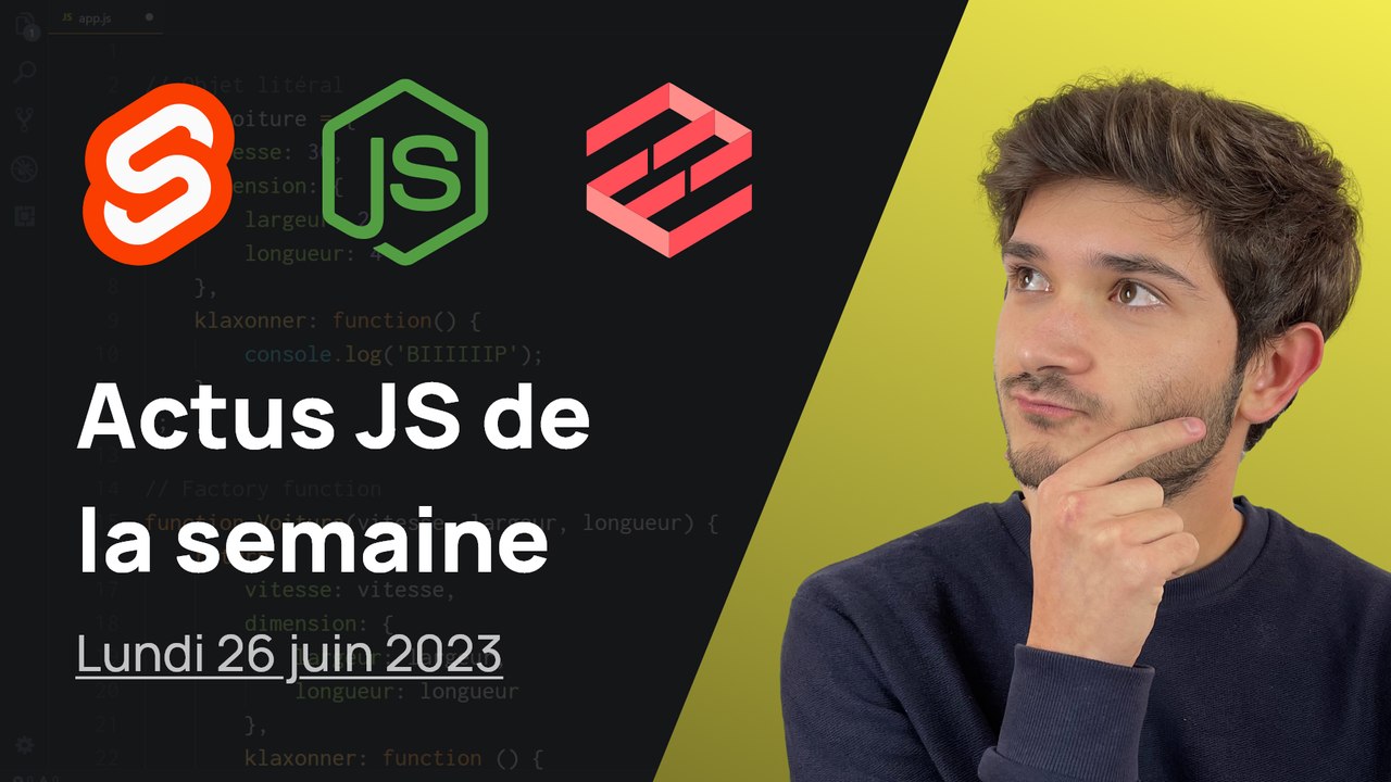 Sortie de Svelte v4.0 ⚡ - Actus JS de la semaine (26 juin 2023)