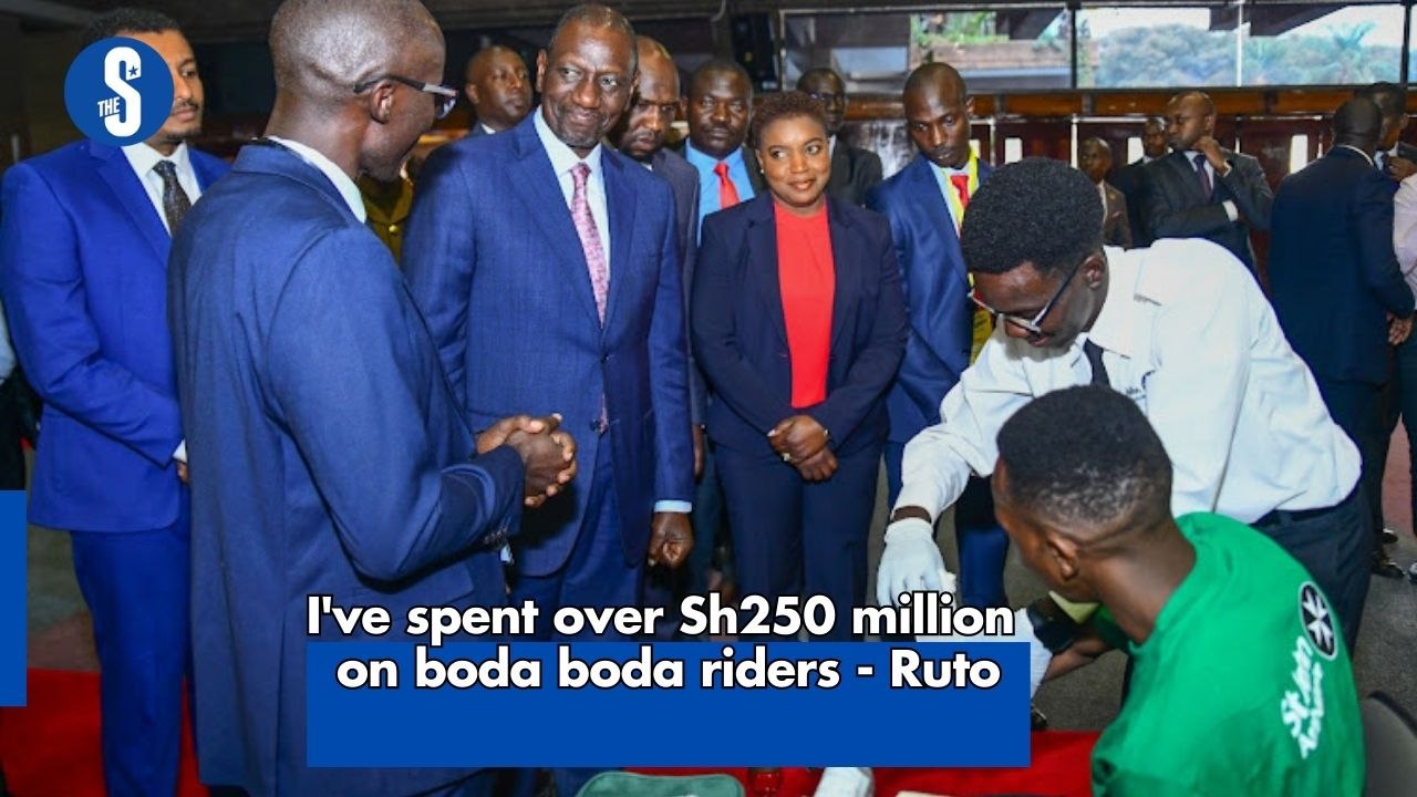 I've spent over Sh250 million on boda boda riders - Ruto