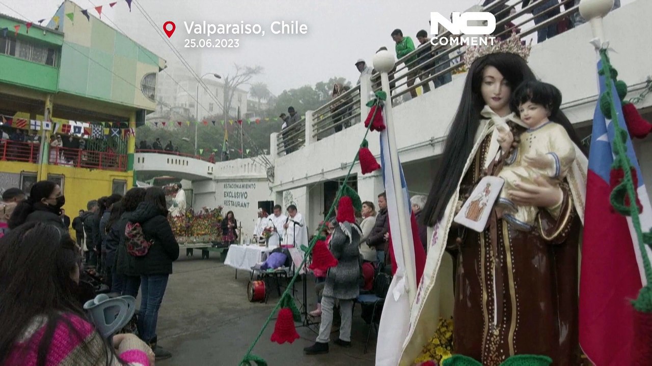 Die Fischer von Valparaiso feiern ihren Schutzpatron