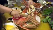 La ville chinoise de Hunchun devient une destination touristique avec des crabes royaux russes