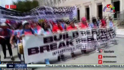 Week of support for Cuba ended in the U.S.