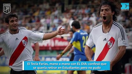 El Tecla Farías, mano a mano con EL DIA: confesó que se quería retirar en Estudiantes pero no pudo