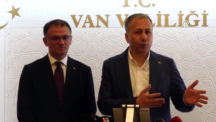 İçişleri Bakanı Ali Yerlikaya, Van'da konuştu: