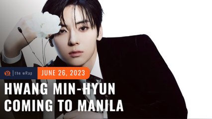 Hwang Min-hyun is headed to Manila