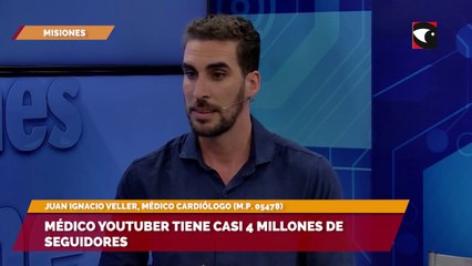 Dr. Veller es un canal producido en familia indicó el médico youtuber Juan Ignacio Veller
