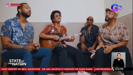 Bruno Mars, labis ang pasasalamat sa Pinoy fans na nagpunta sa 2-day concert niya | SONA