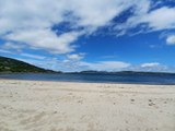 Lough Swilly and beach at Drumhalla Lower on the Fanad peninsula