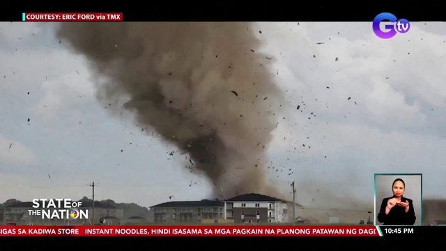 Buhawi, nanalasa sa Indiana sa Amerika; Isa sugatan, isa patay | SONA