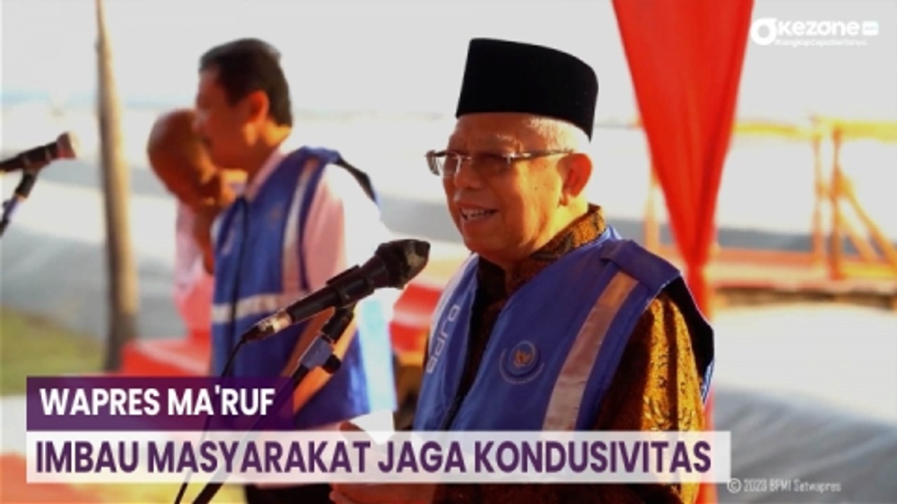 Piala Dunia U-17 Bertepatan Masa Tahapan Pemilu, Wapres Maruf Imbau Masyarakat Jaga Kondusivitas