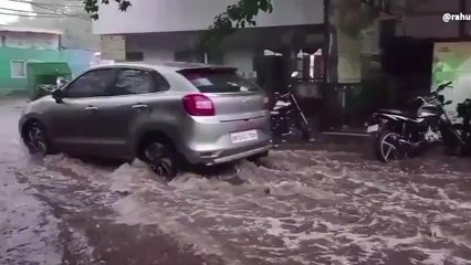 कटनी: जिले भर में हो रही मूसलाधार बारिश, सड़के हुई जलमग्न