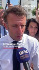Marseille - Emmanuel Macron aux consommateurs de drogue : « Vous nourrissez des gens qui font tuer nos jeunes »