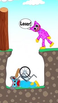 TOP 3 Animations About Huggy Wuggy and Kissy Missy _ #shorts #animation #story