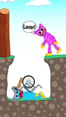 TOP 3 Animations About Huggy Wuggy and Kissy Missy _  #shorts #animation #story
