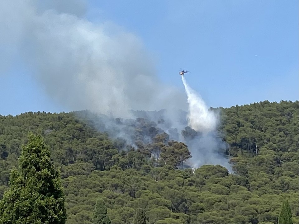 Des avions bombardiers mobilisés sur le feu qui a ravagé un hectare dans le Var