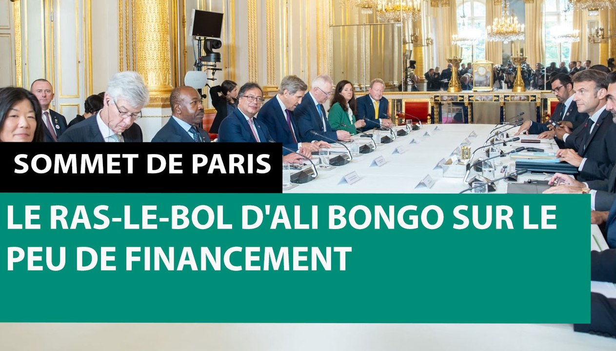[#Reportage] Sommet de Paris : le ras-le-bol d'Ali Bongo sur le peu de financement