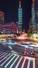 Ночной город timelapse #shorts