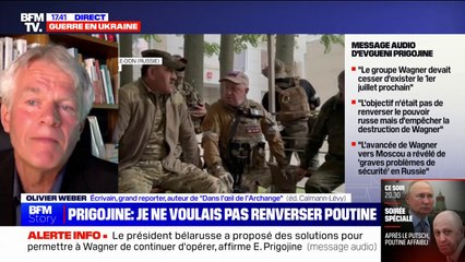 Evgueni Prigojine est "un homme en situation de faiblesse", pour l'écrivain et grand reporter Olivier Weber