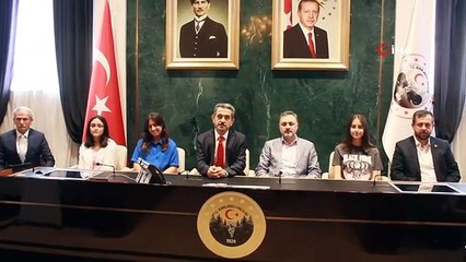 Vali Ekici, Kırklareli'nde LGS'den tam puan alan 3 öğrenciyle bir araya geldi