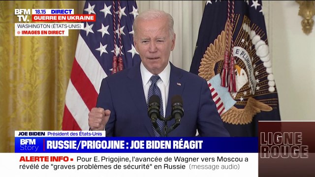 Putsch avorté de Wagner en Russie: Nous sommes alignés avec nos alliés pour réagir à cette situation , déclare Joe Biden