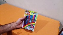 Unboxing and Review of Flair Peach Color Ball Pen set for projects