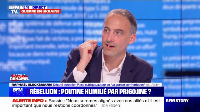 Wagner/Russie: Pour la première fois en plus de vingt ans de règne et de guerre, Vladimir Poutine est en échec , pour Raphaël Glucksmann
